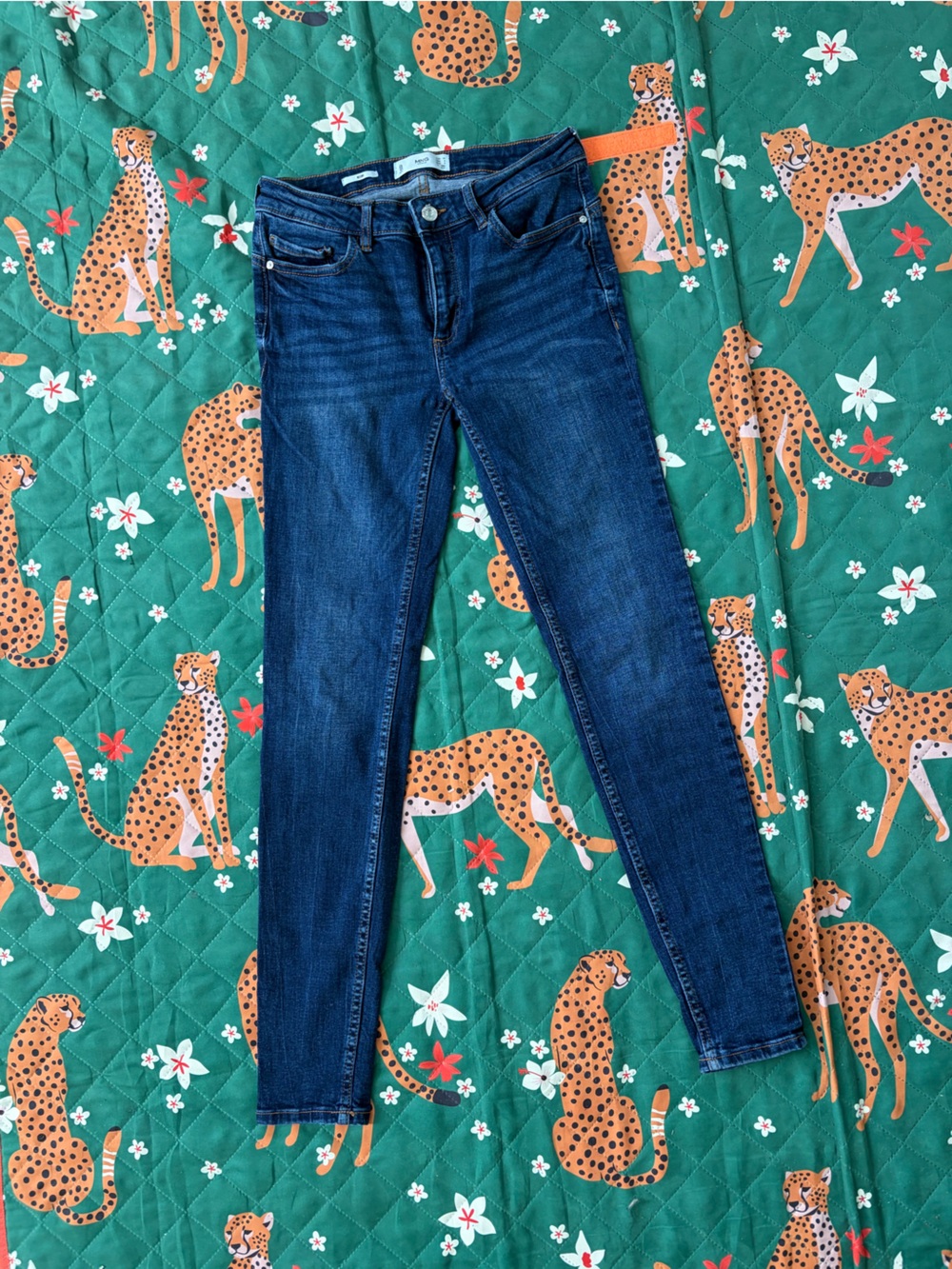 Mango Dark Blue Skinny Jeans